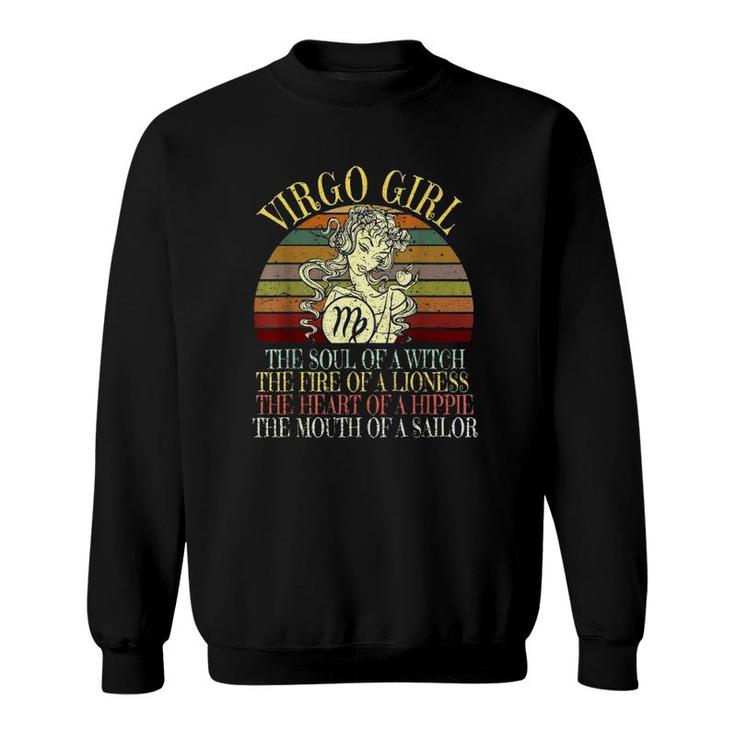 Virgo Girl Zodiac August & September Gift Women Sweatshirt