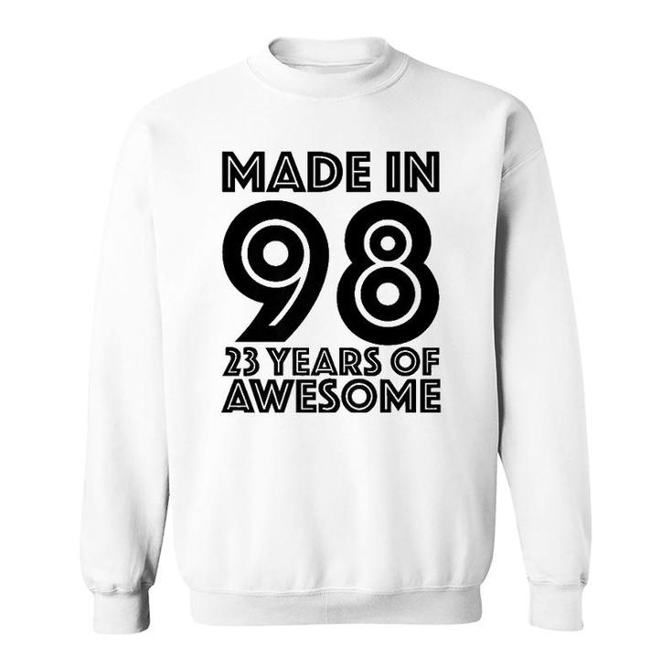 23Rd Birthday 23 Years Old Daughter 1998 Ver2 Sweatshirt