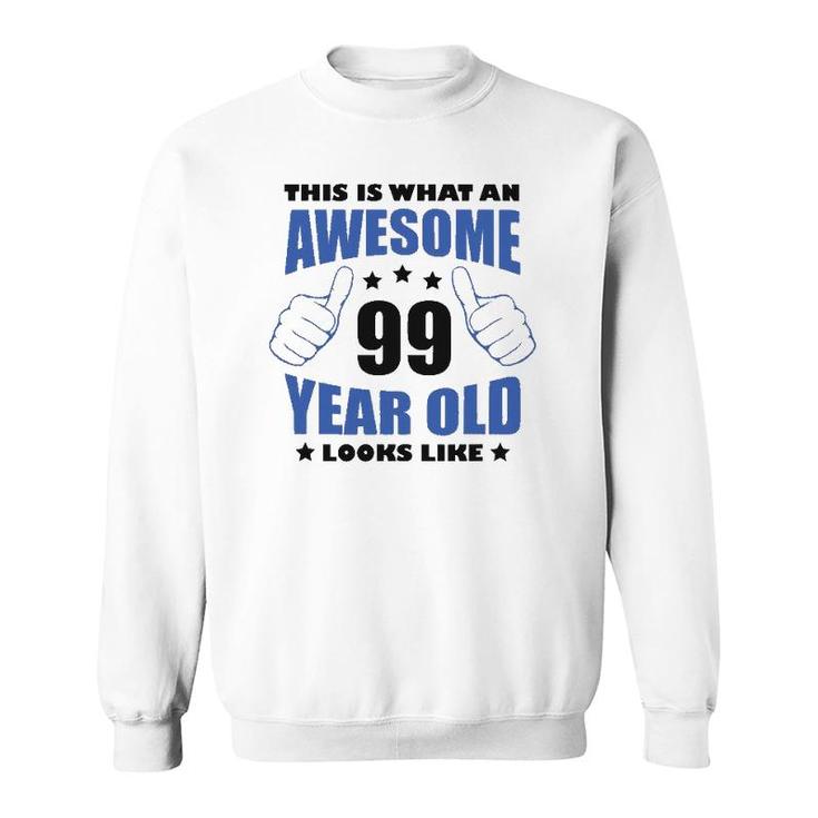 99Th Birthday Awesome Gift For Him 99 Years Old Grandpa 1923 Ver2 Sweatshirt