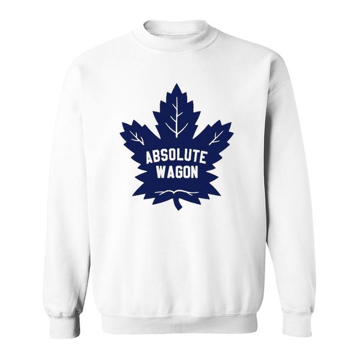 Absolute Wagon Maple Leaf Ice Hockey Lover Sweatshirt