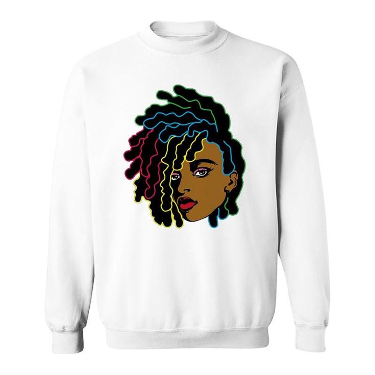 African Girl Black Lives Matter Melanin Pride African Gifts Sweatshirt