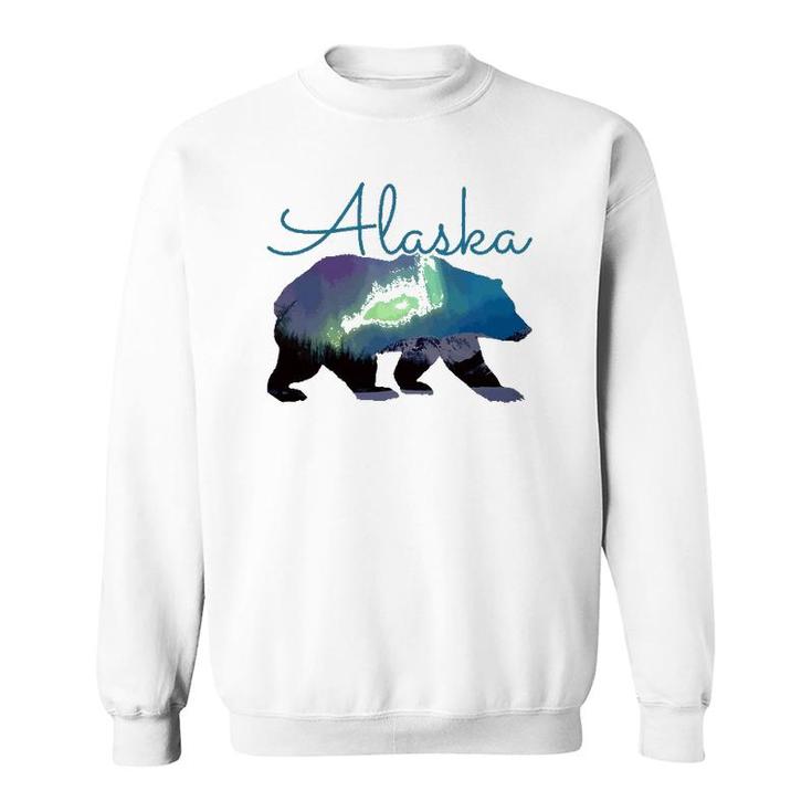 Alaska Bear Grizzly Polar Alaskan Nature Sweatshirt