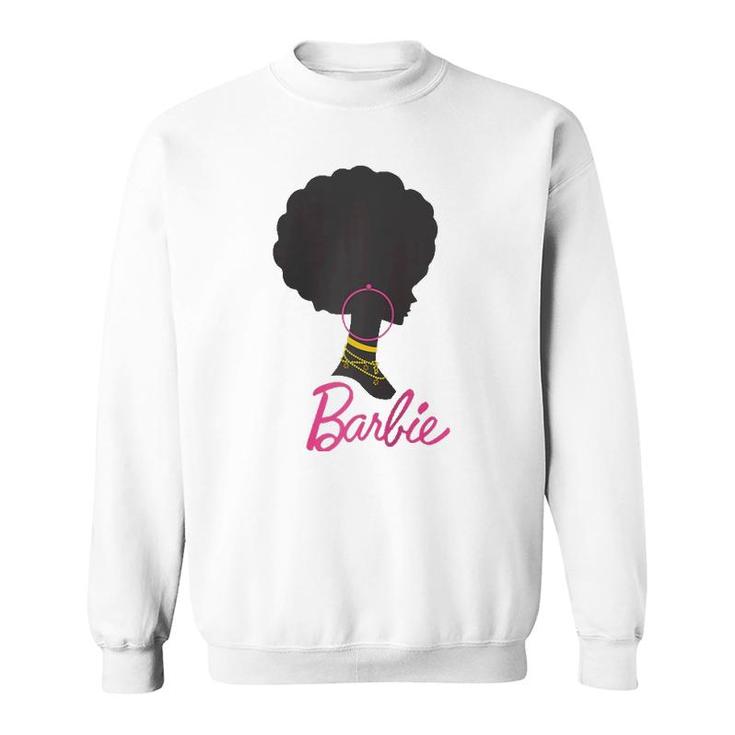Barbie Afro Barbie Raglan Baseball Tee Sweatshirt