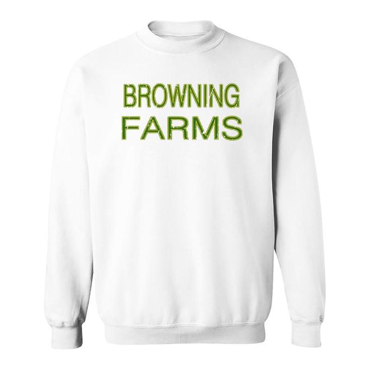 Browning Farms Squad Family Reunion Last Name Team  Sweatshirt