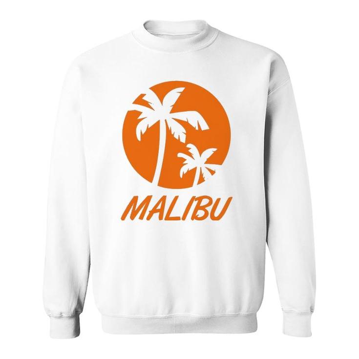 California Palm Tree Malibu  Sweatshirt