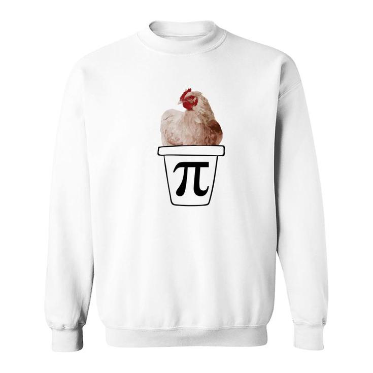 Chicken Pot Pi Funny Pi Day Parody Joke Math Tee Sweatshirt