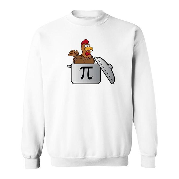 Chicken Pot Pie  Pi Lovers Chick Match Holiday Gift Sweatshirt