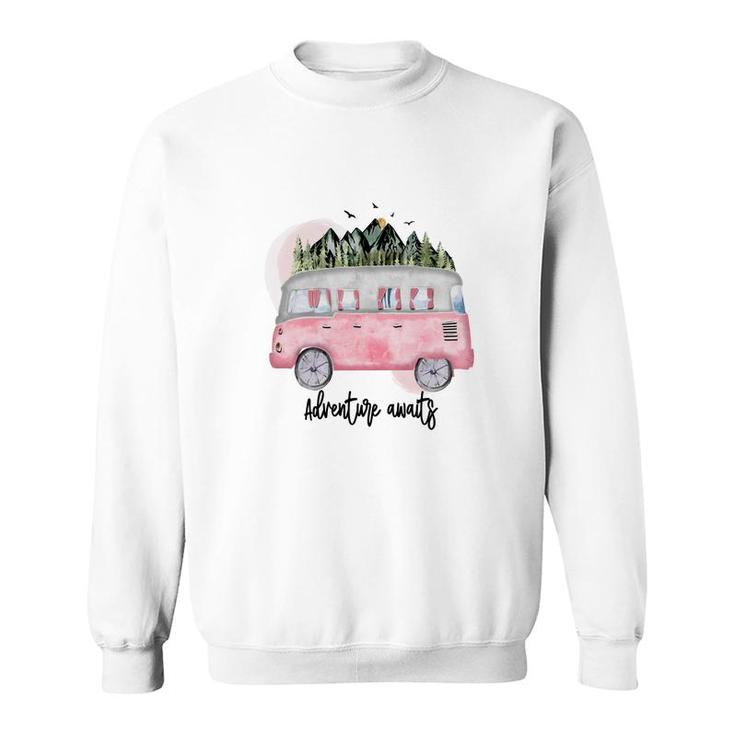 Custom Adventure Awaits For You Camp Life Sweatshirt