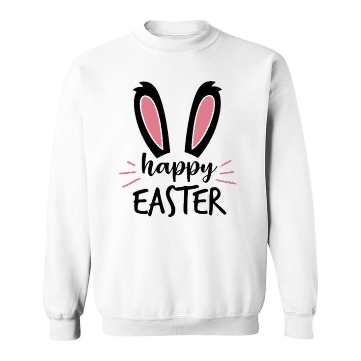Cute Bunny Design For Sunday School Or Egg Hunt Happy Easter Sweatshirt