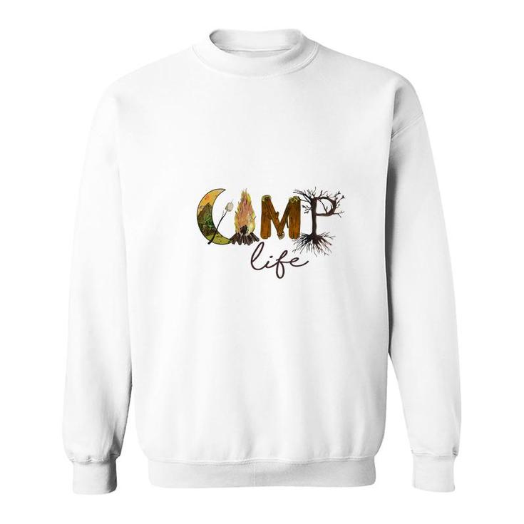 Cute Design Camp Life Relax Idea Sweatshirt