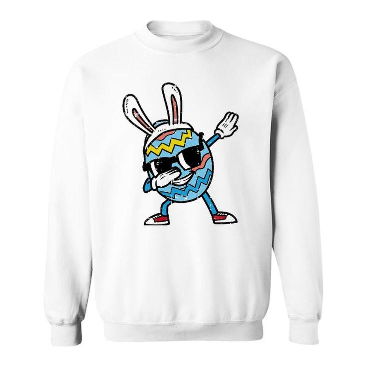 Dabbing Easter Egg Bunny Cute Dab Dance Boys Kids Men Youth Sweatshirt