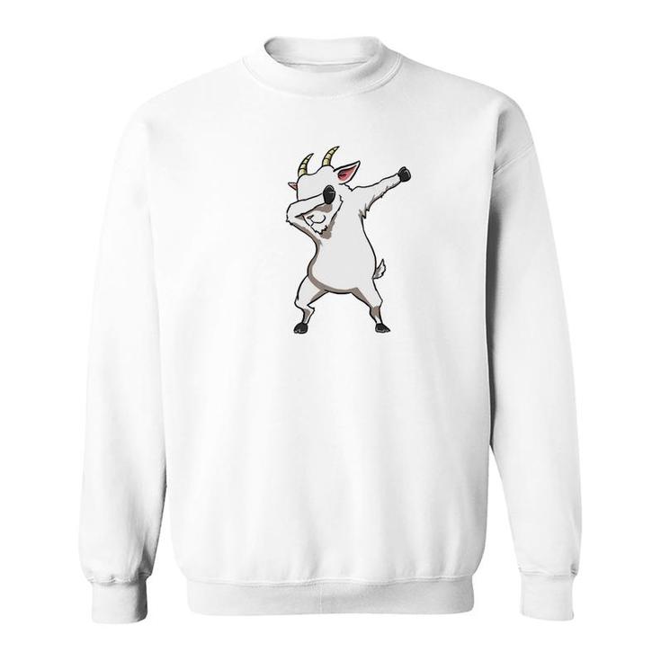 Dabbing Goat  Goat Dab  Goat Xmas Gift Sweatshirt
