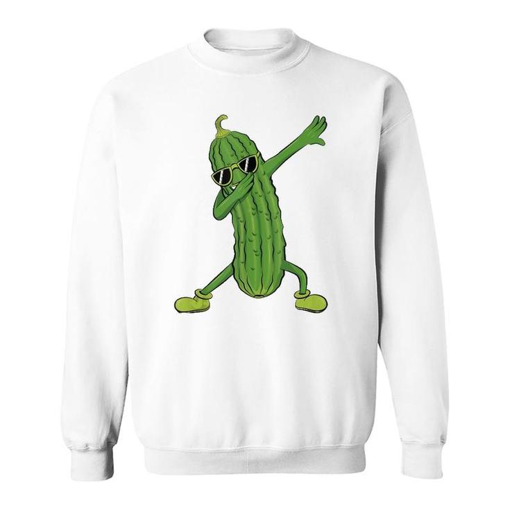 Dabbing Pickle Dancing Cucumber Lover Funny Gifts  Sweatshirt