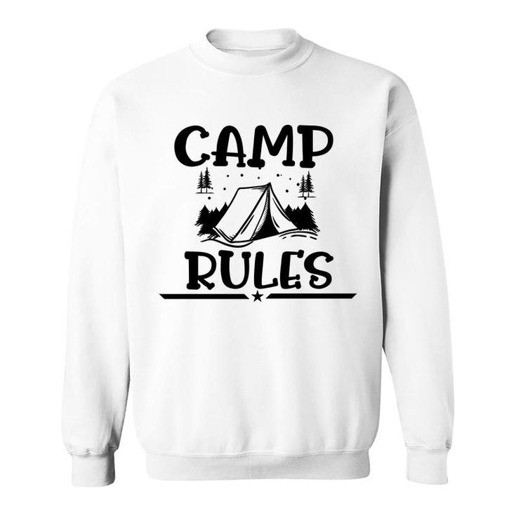 Explore Travel Lover Always Has Camp Rules Sweatshirt