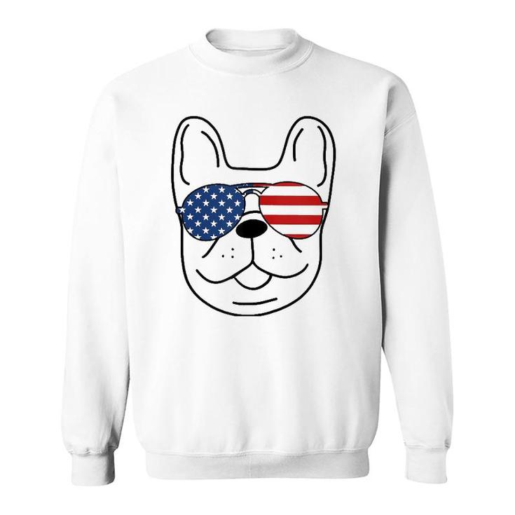 French Bulldog 4Th Of July Independence Day  Sweatshirt