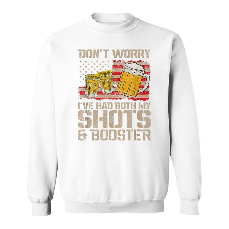 Funny Had My 2 Shots Dont Worry Had Both My Shots Tequila  Sweatshirt