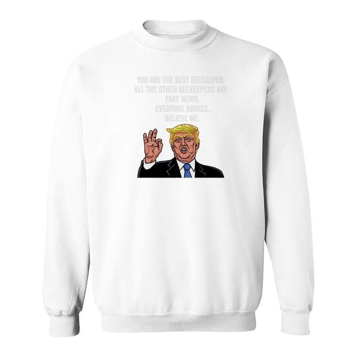 Funny Trump Beekeeper Honey Farmer Apiarist Gift Tee Sweatshirt