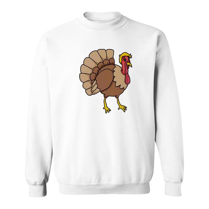 Funny Trumpkey Thanksgiving Turkey Trump Men Women 2 Sweatshirt
