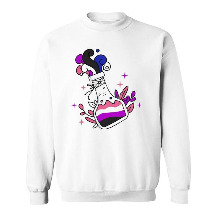 Genderfluid Potion Genderfluid Pride Sweatshirt
