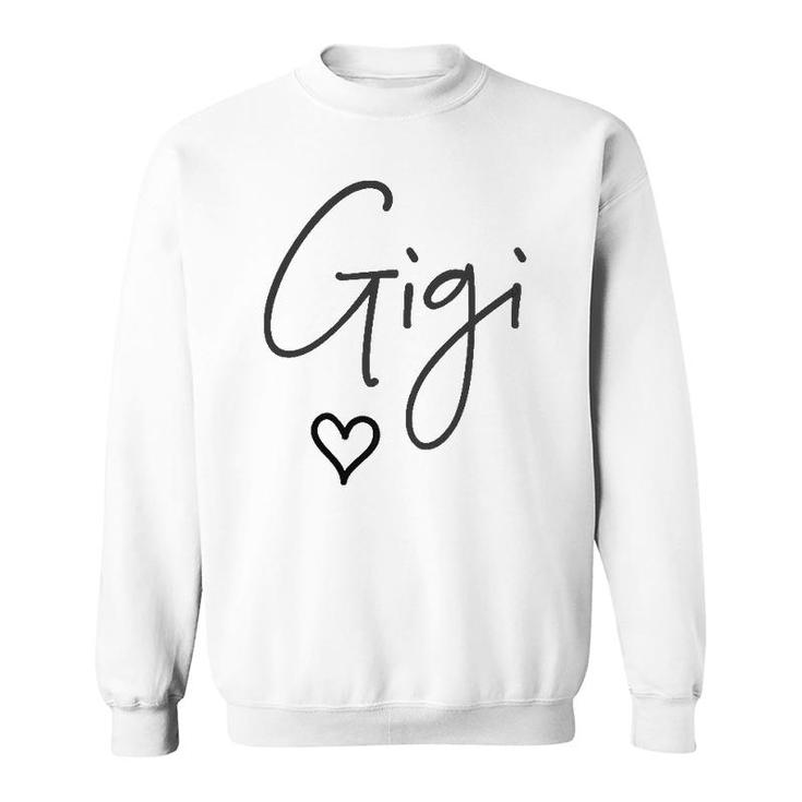 Gigi Heart For Women Christmas Gift For Grandma Sweatshirt