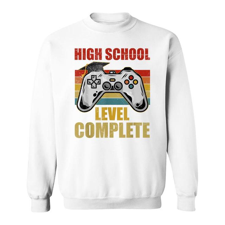 High School Level Complete Gamer Class Of 2022 Graduation  Sweatshirt