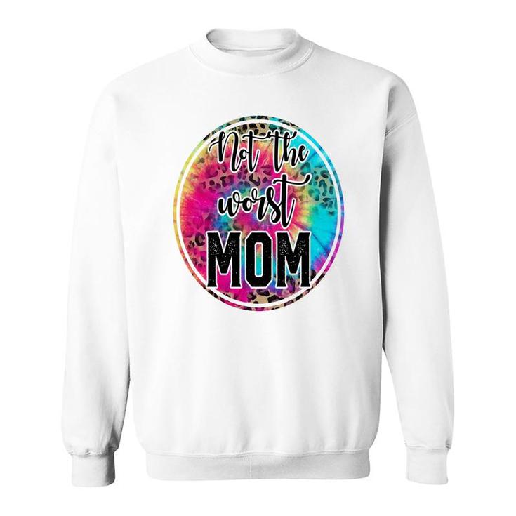 Honestly I_M Not The Worst Mom Vintage Mothers Day Sweatshirt