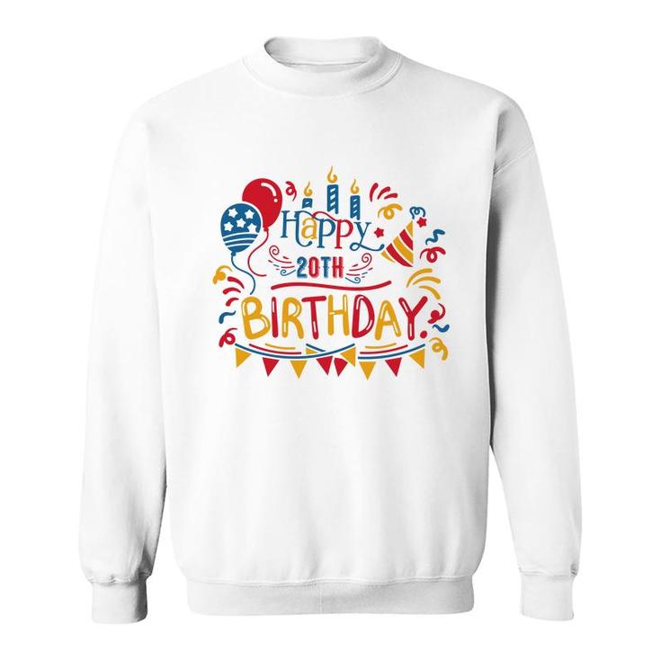 I Have Many Big Gifts In My Birthday Event  And Happy 20Th Birthday Since I Was Born In 2002 Sweatshirt