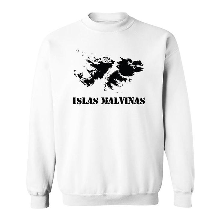 Islas Malvinas Falkland Islands Map Sweatshirt