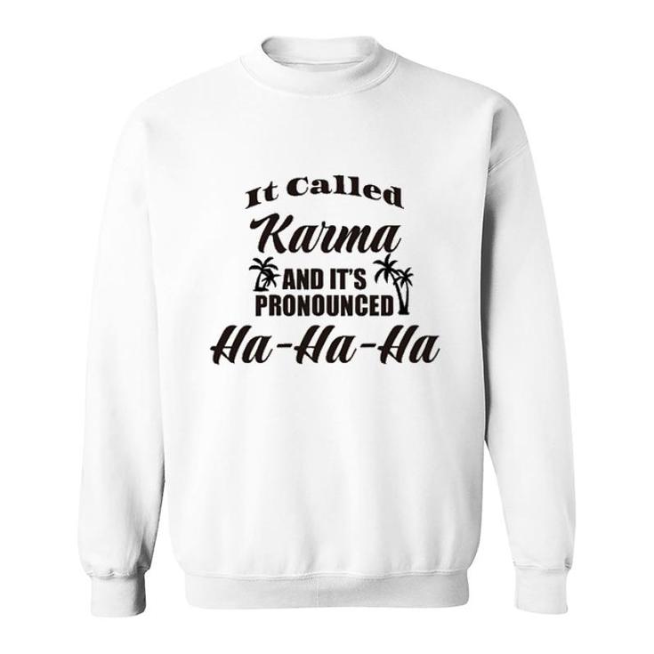 Karma Vacation Coconut Tree  Design 2022 Gift Sweatshirt