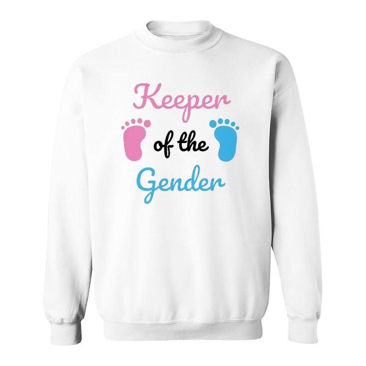 Keeper Of The Gender Reveal Party Supplies Sweatshirt