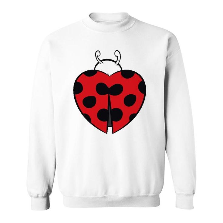 Ladybug Heart Love Ladybugs Gift Sweatshirt