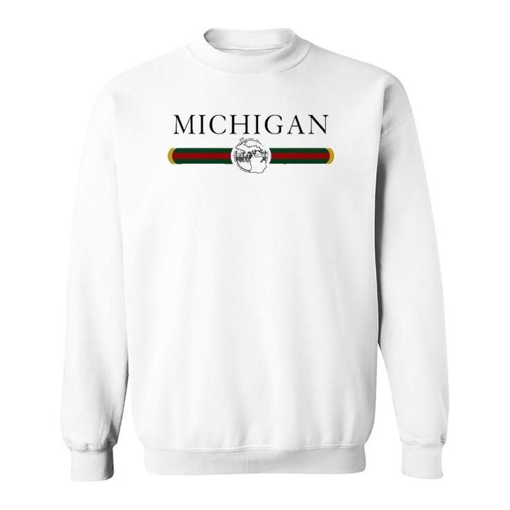 Michigan Style Home State Gift Sweatshirt