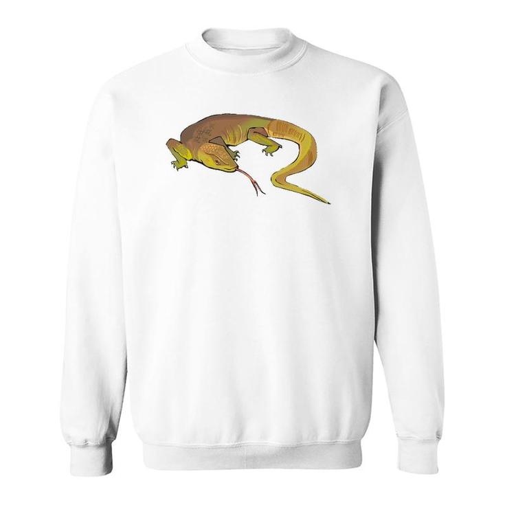 Monitor Lizard Savannah Reptile Pet Art Animal Lover Sweatshirt