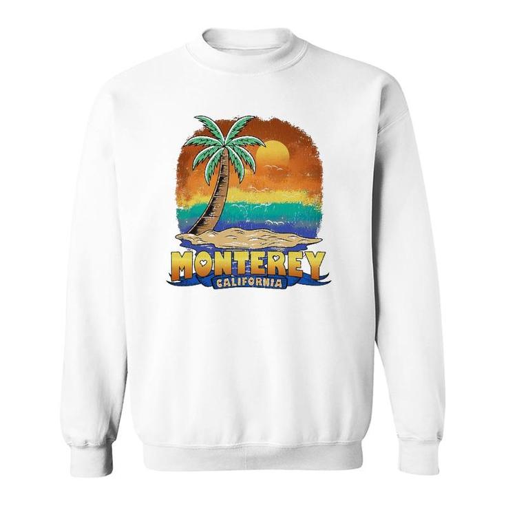 Monterey California Vintage Distressed Souvenir Sweatshirt