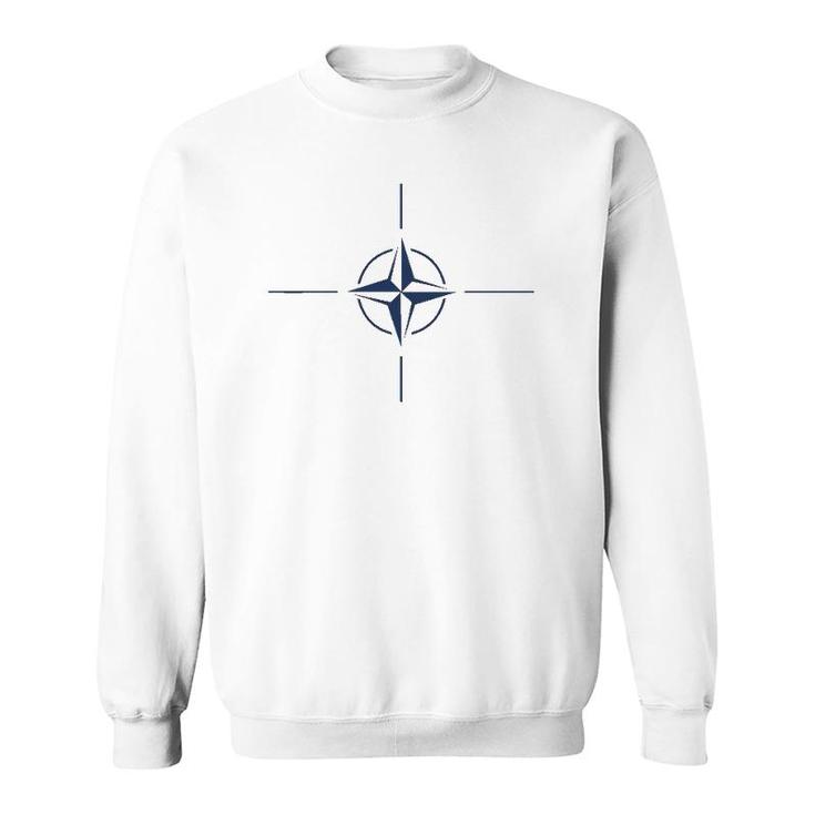 Nato Insignia Allied Forces Wind Rose Sweatshirt