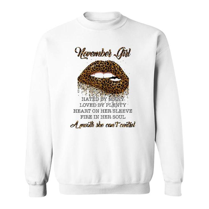 November deals girl sweatshirt