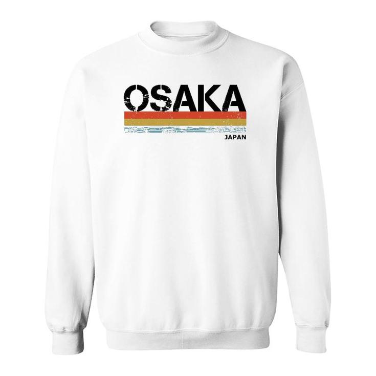 Osaka Vintage Retro Stripes Sweatshirt