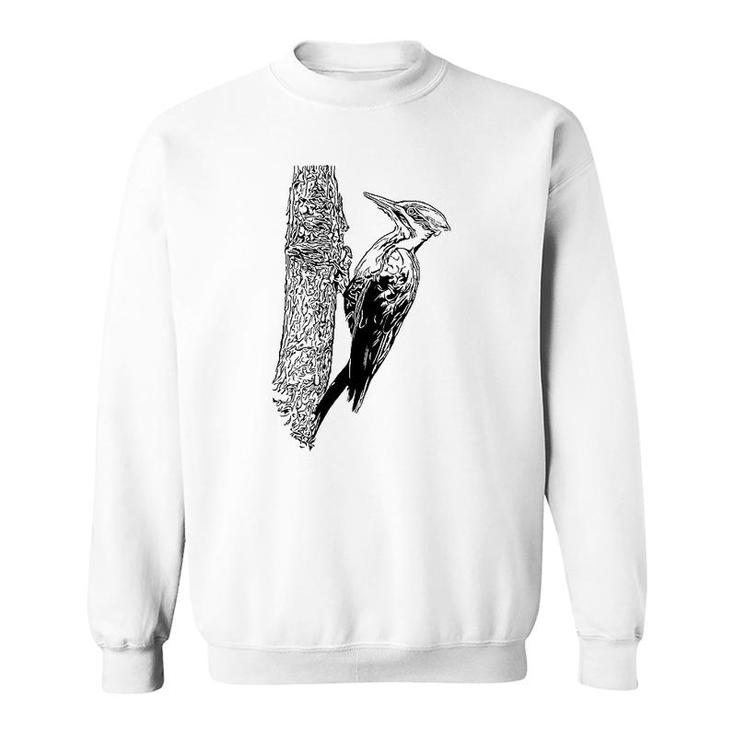 Pileated Woodpecker Bird Lover Gift Sweatshirt