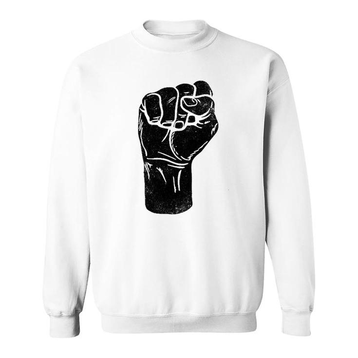 Power Fist Black History Pride Black Lives Matter Africa Sweatshirt