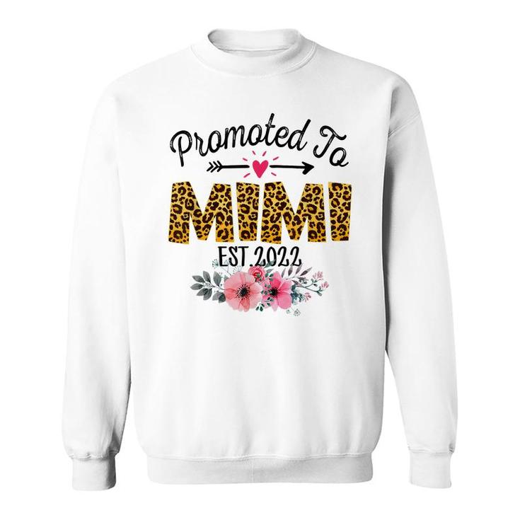 Promoted To Mimi 2022 First Time Mothers New Mom To Be Gift Sweatshirt