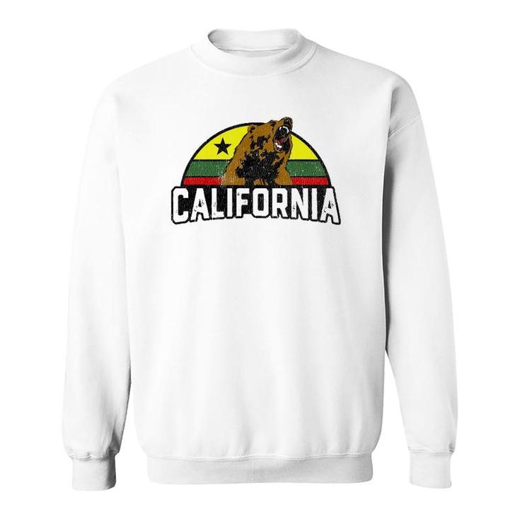Rasta Bear California Republic Vacation Sweatshirt