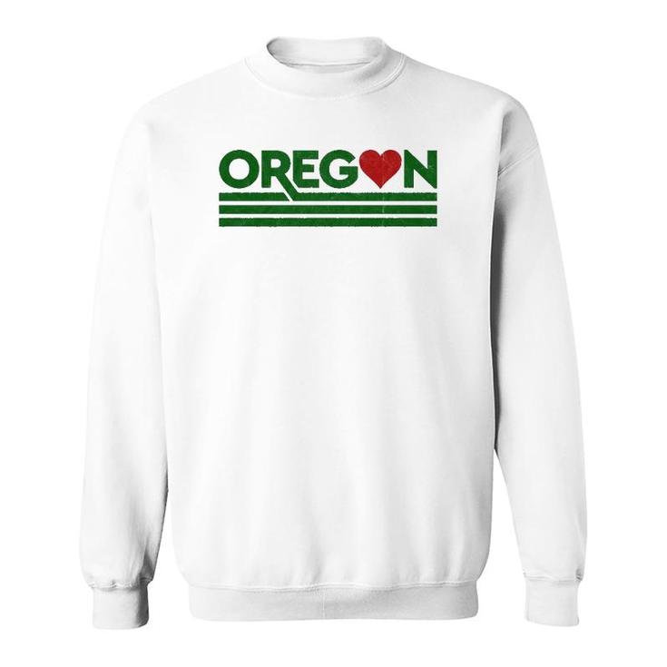 Retro Oregon Love Home State Sweatshirt