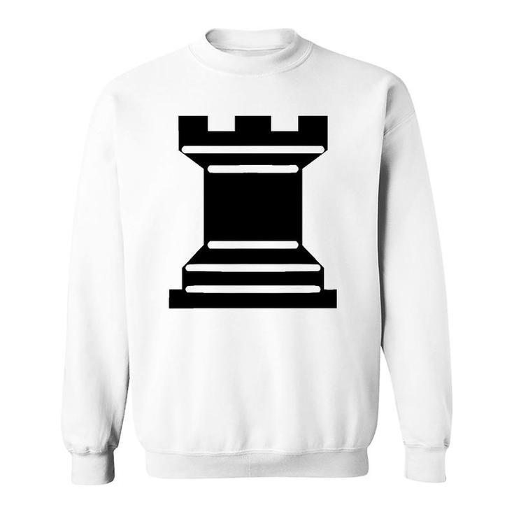 Rook Chess Piece Strategy Board Game Graphic Tee Sweatshirt