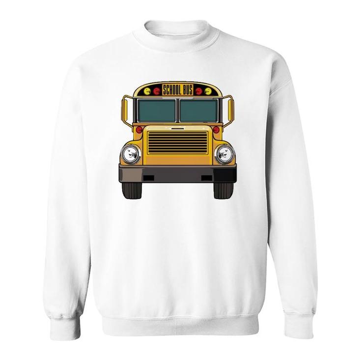 School Bus Driver Mechanic Road Vehicle Halloween Costume Sweatshirt