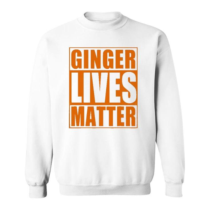 St Patricks Day Ginger Lives Matter Irish Redhead Sweatshirt