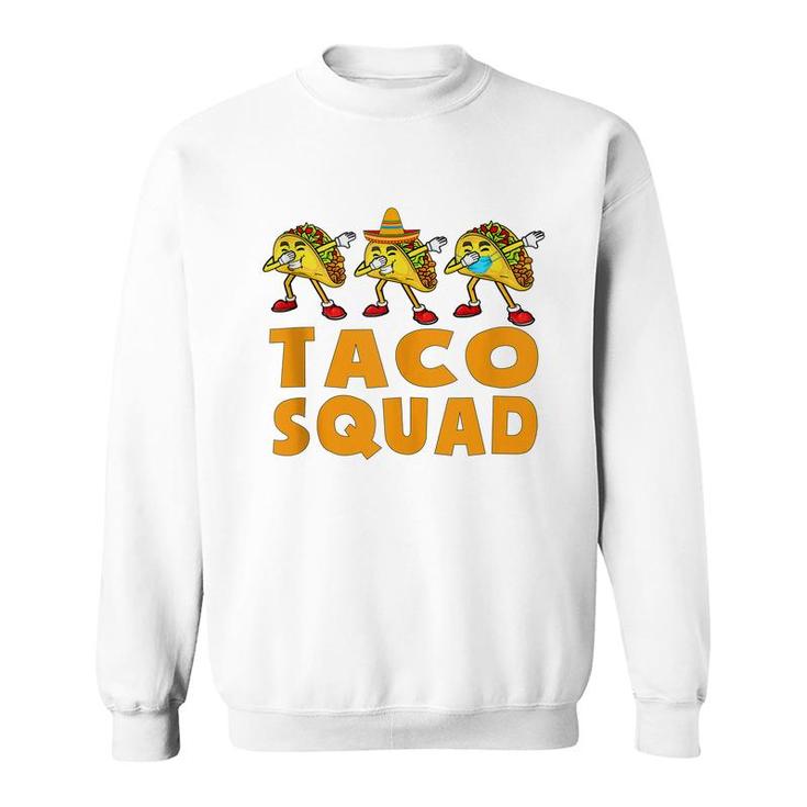 Taco Squad  Crew Cinco De Mayo Cute Tacos Kids Toddler  Sweatshirt