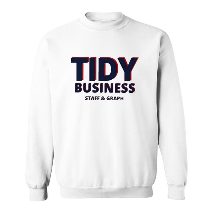 Tidy Business Staff And Graph Sweatshirt