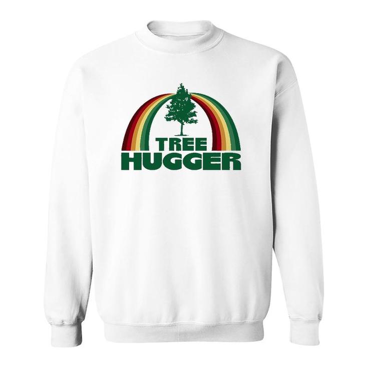 Tree Hugger Earth Day Tree Environmental Protection Sweatshirt