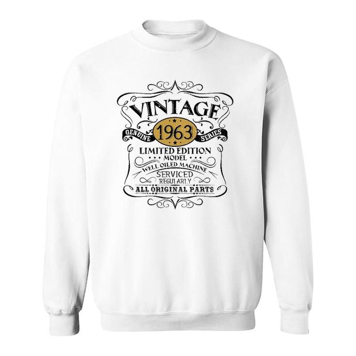 Vintage 1963 59Th Birthday Gift Men Women Original Design Sweatshirt