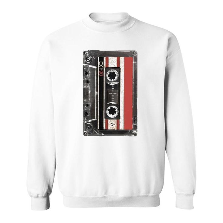 Vintage Mixtape Retro Oldschool Tape Cassette Sweatshirt